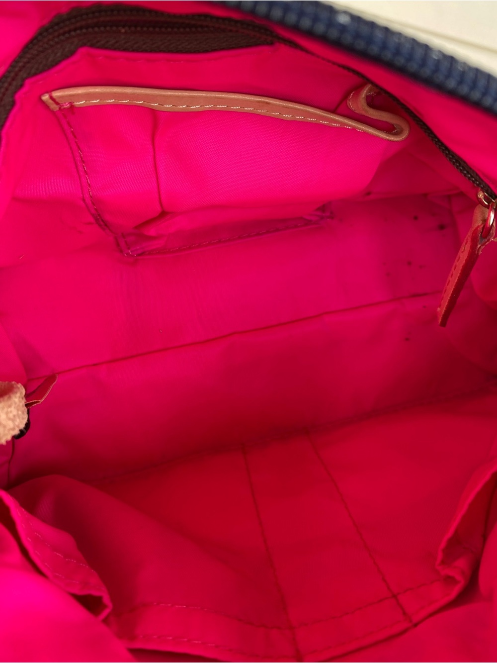 Dooney & Bourke Mini Pouchette Bag with Tan Trim - Picture 6 of 7